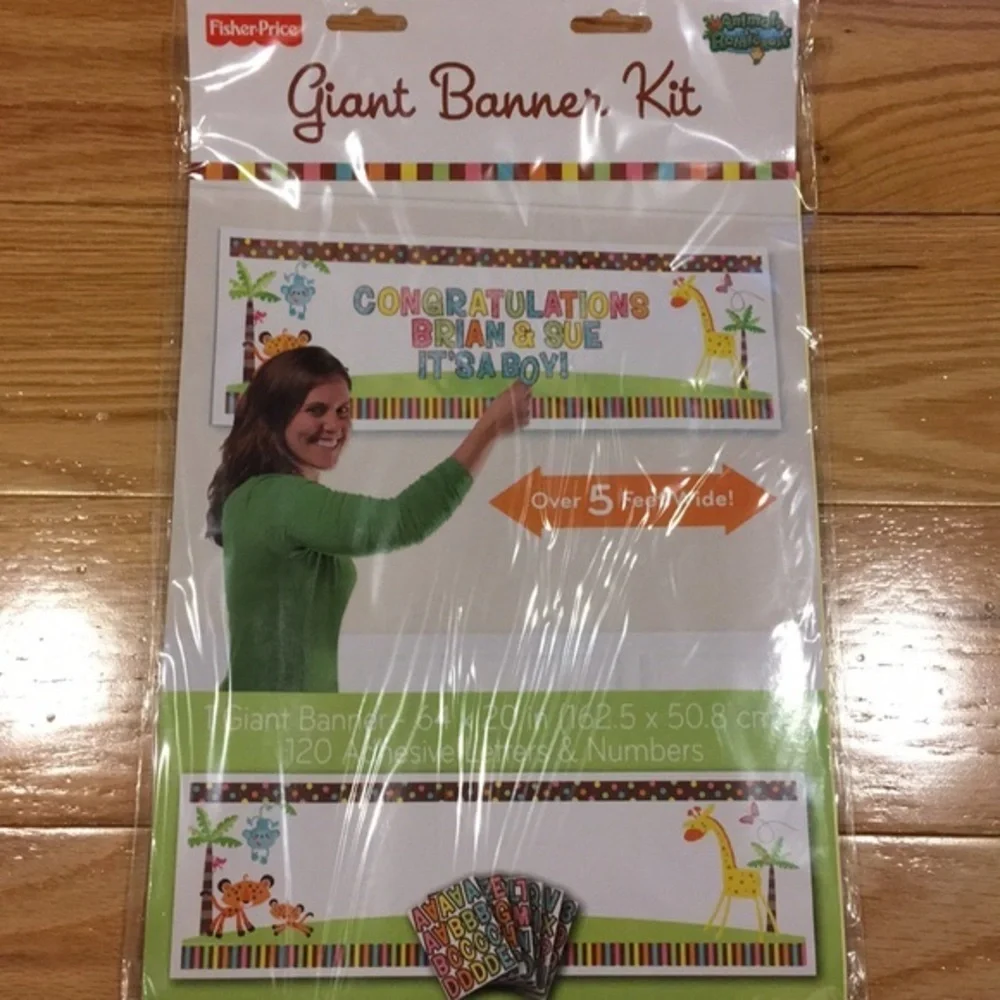 Fisher Price Baby Shower Decorating set